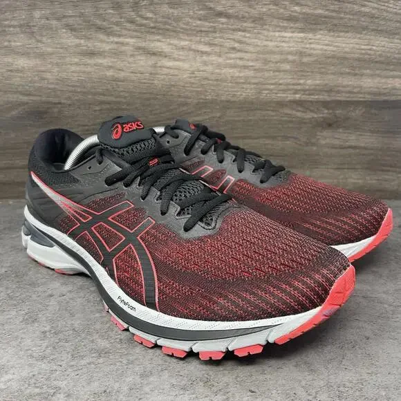 Asics GT 2000 9 Sneakers Mens Size 11 Black Red Athletic Running